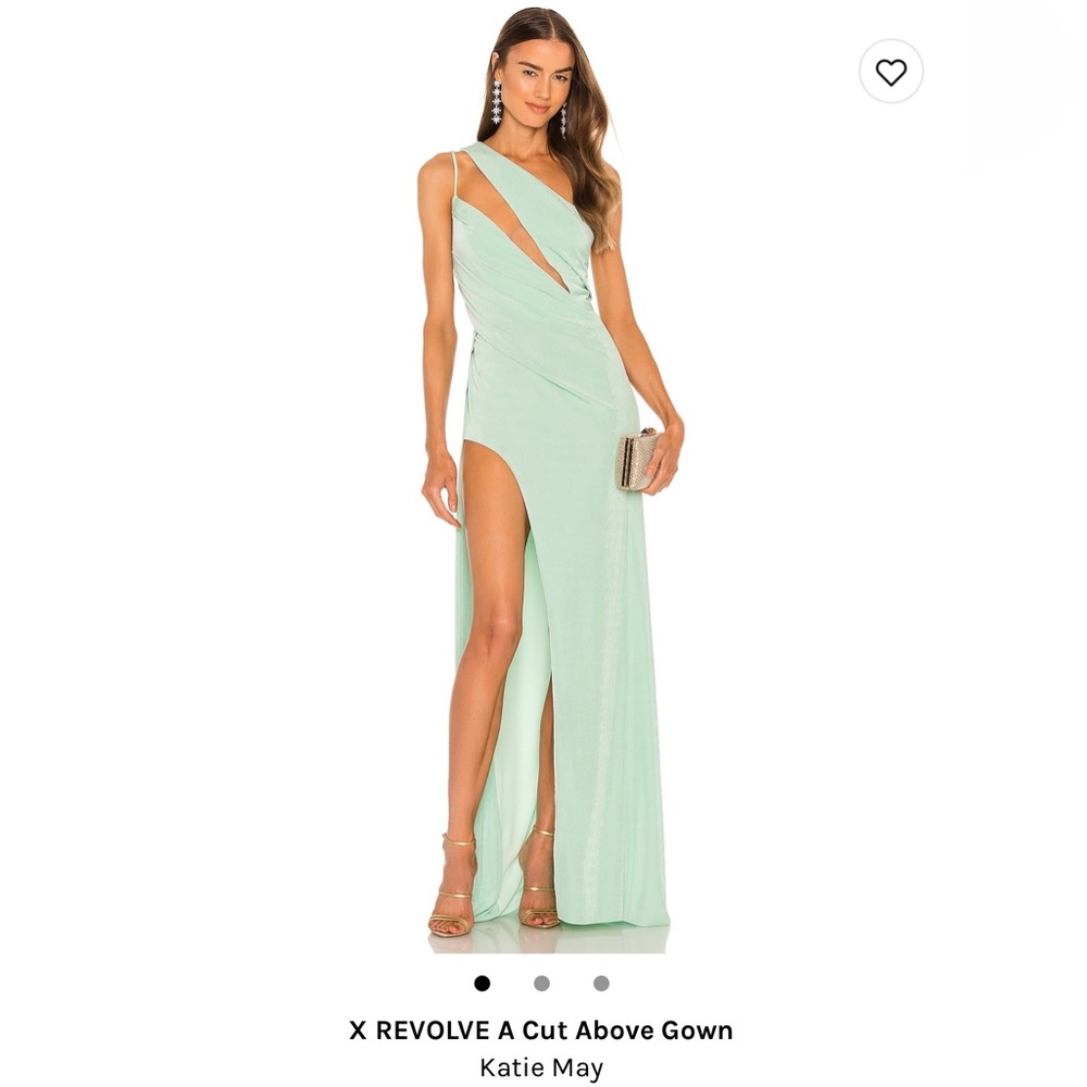 Revolve, Katie May A Cut Above Gown, Cutout Dress, High Slit Dress